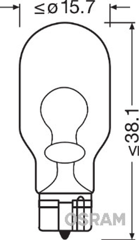 BEC 12V W16W S.STICLA OSRAM [2]