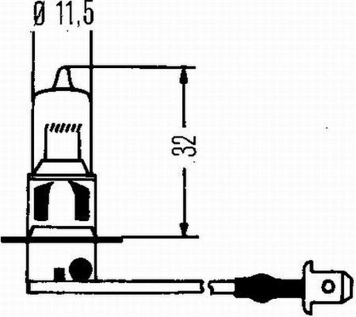 BEC H3 12V 55W HELLA [3]