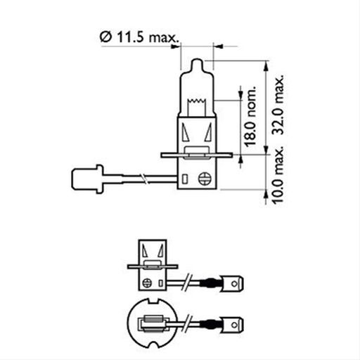 BEC H3 12V 55W PHILIPS [2]
