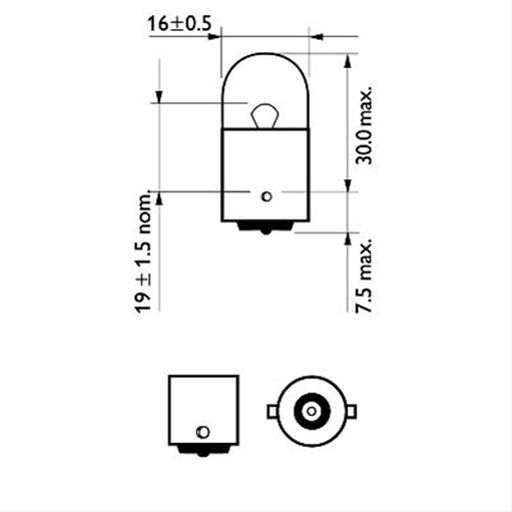 BEC POZ 12V 10W PHILIPS [2]