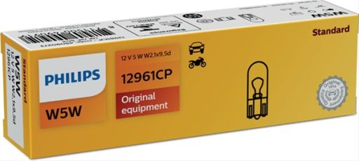 BEC POZ 12V 5W S.STICLA PHILIPS [3]