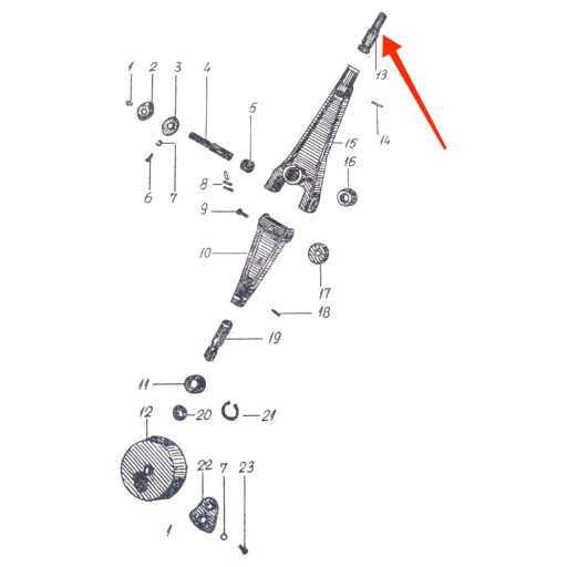 Bolt antrenare anterior Carpatina [3]