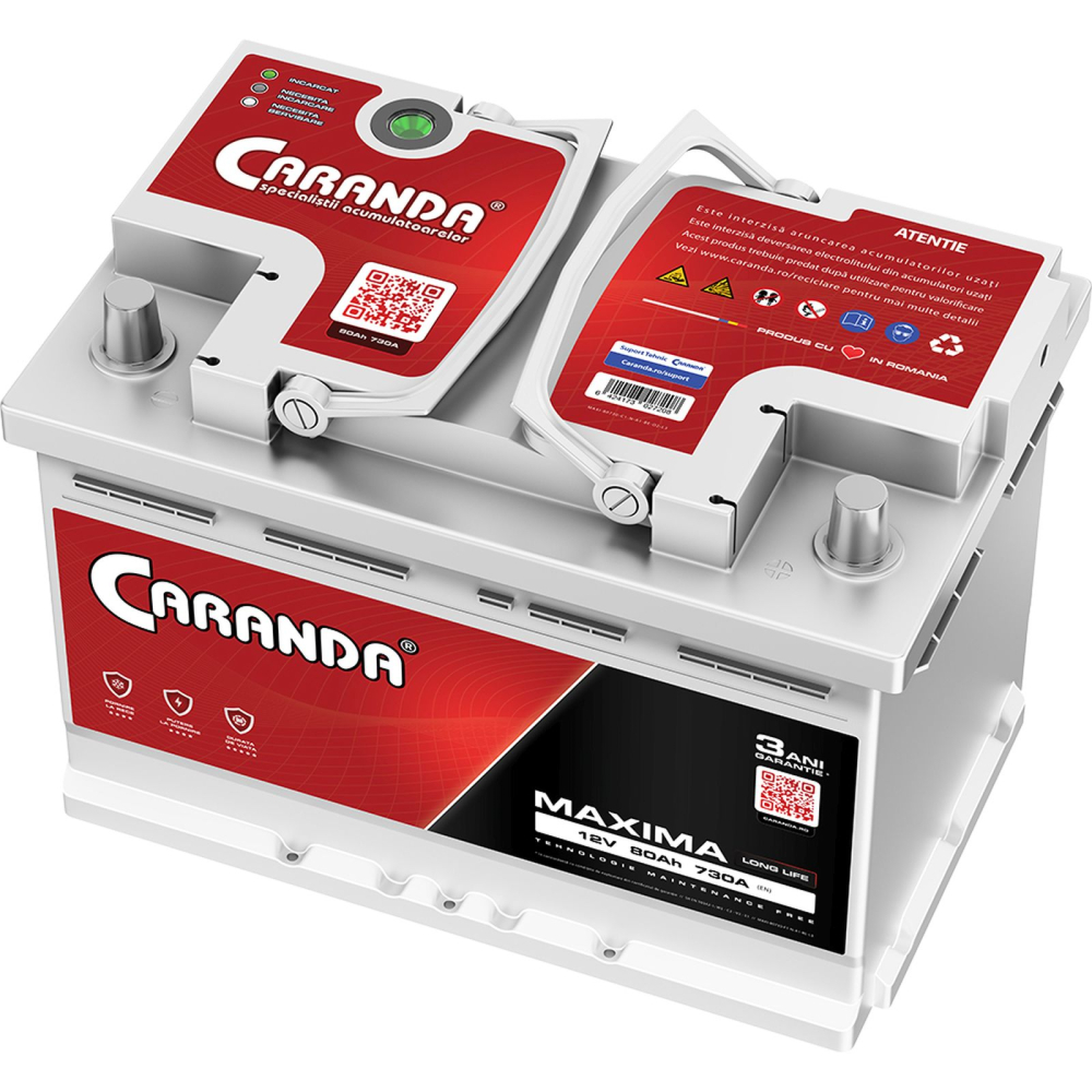 Baterie Auto Caranda Maxima 80Ah 730A [4]