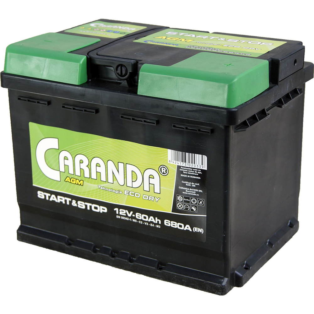 Caranda Start-Stop AGM 60Ah 680A [3]