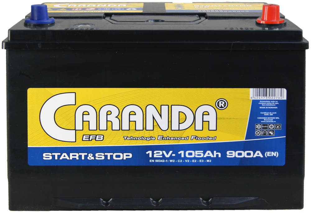 Caranda Start-Stop EFB 105Ah 900A [2]