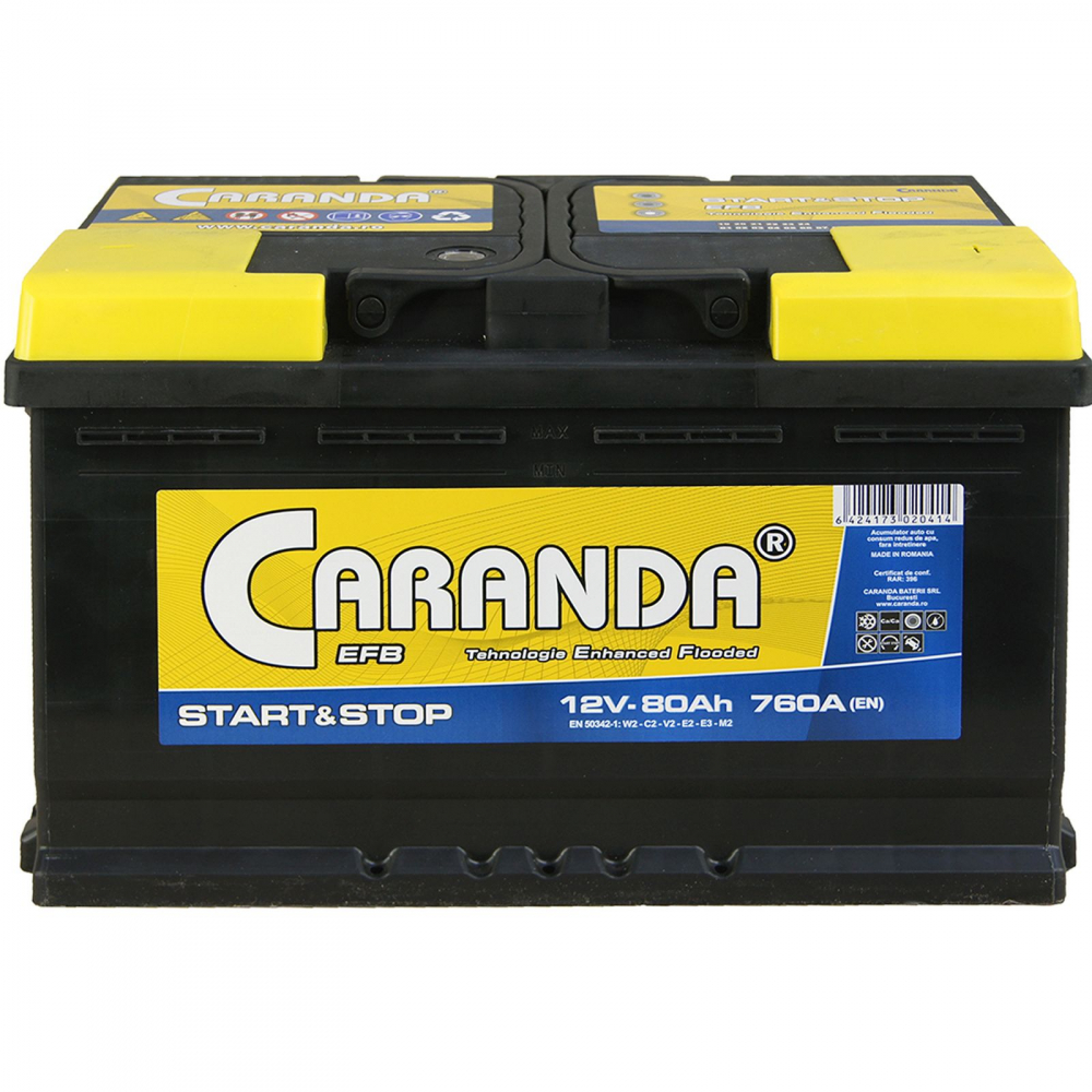 Caranda Start-Stop EFB 80Ah 800A [2]
