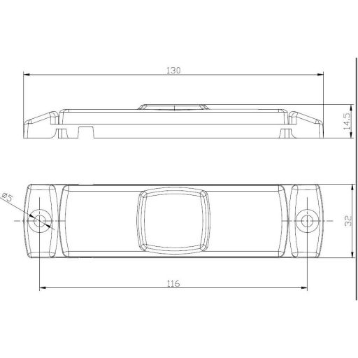 LAMPA GAB FT017 ALB LED 12-24V [4]