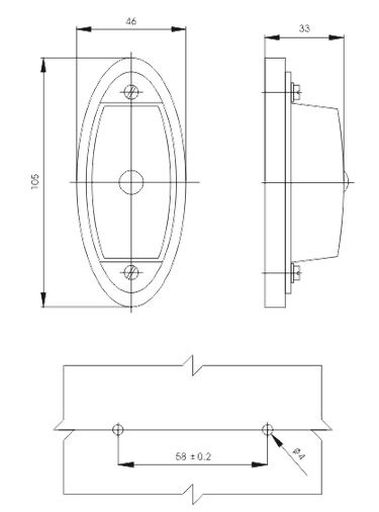 Lampa Gabarit Go2 Alba [2]