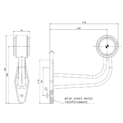 LAMPA GABARIT LED FT009F [5]