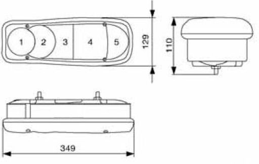 LAMPA SP 349X129 12V TR1473 [2]