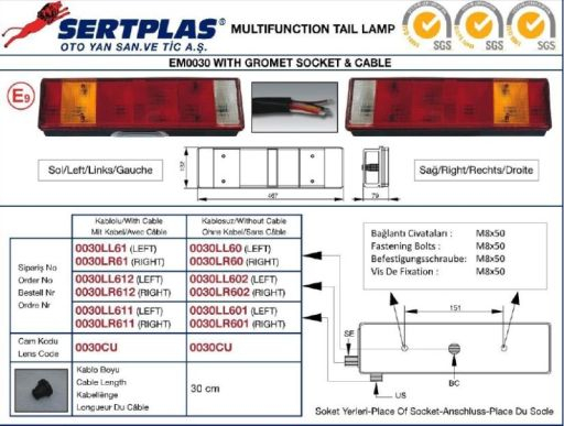 LAMPA SPATE 030L STG. [2]