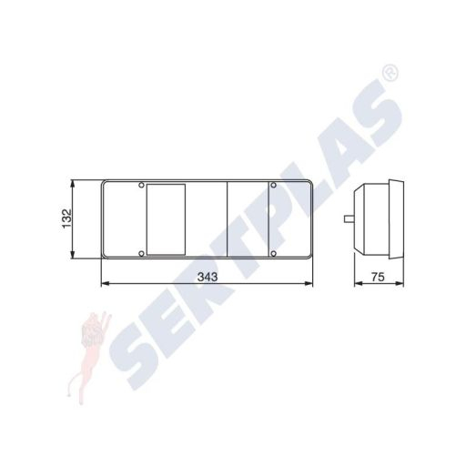 LAMPA SPATE 345X130 0205LR DR [3]