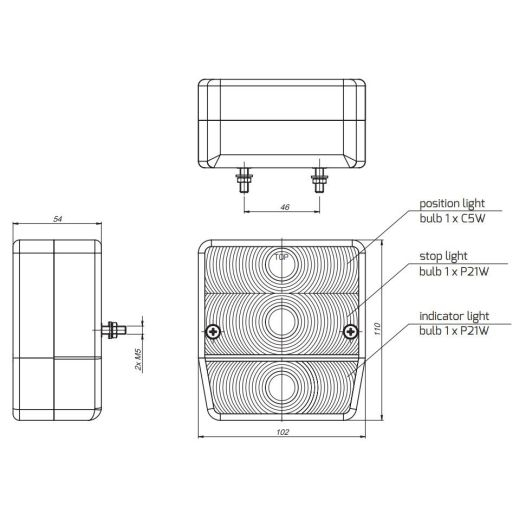 LAMPA SPATE LT70 DR 3POZ [3]