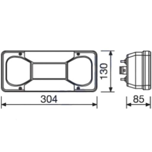 LAMPA STOP 304X130 MUFA STGL2363 [4]