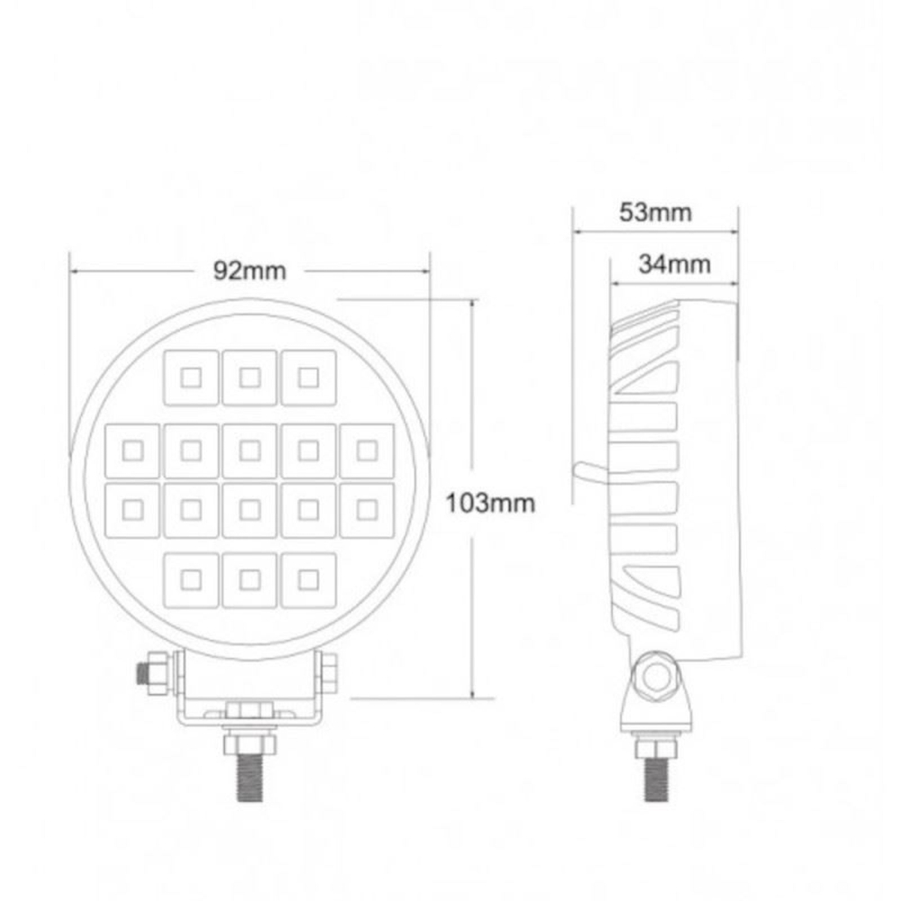 PROIECTOR LED INTRERUPATOR 9-24V [4]