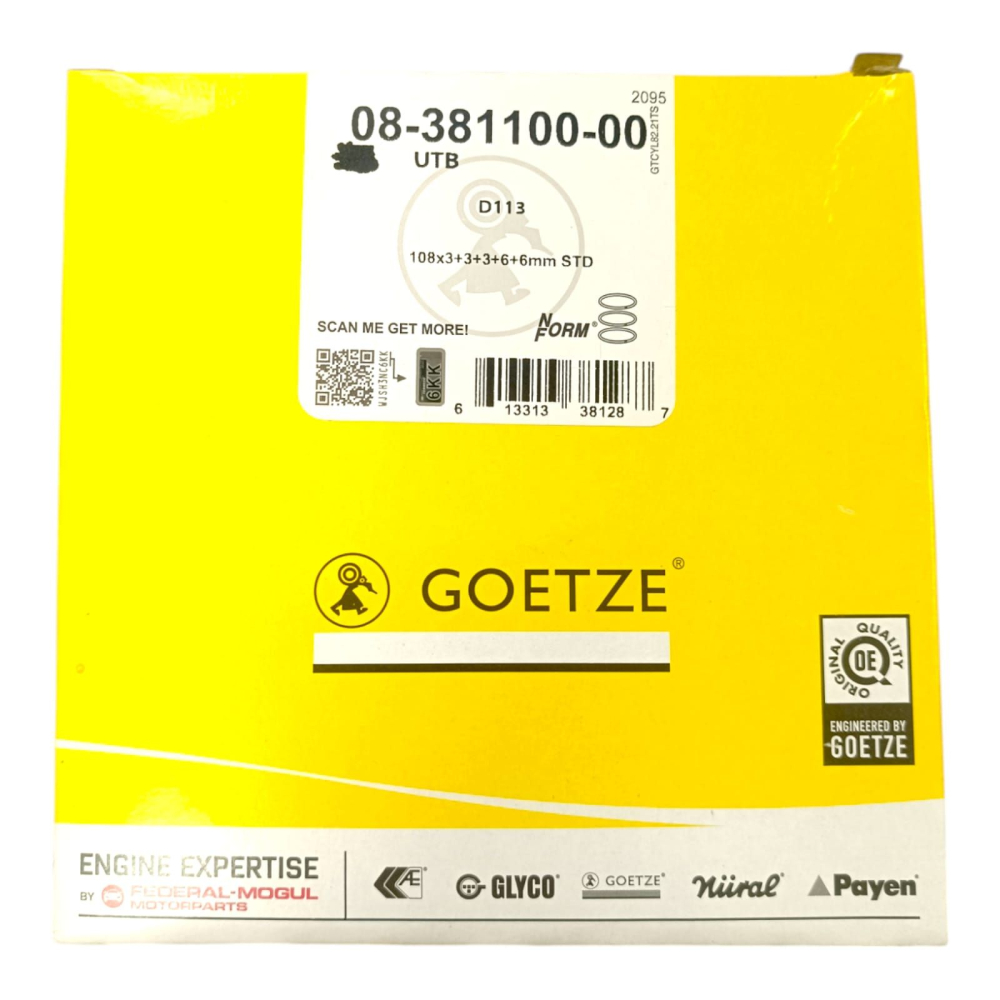 Segmenti motor standard U650 08-381100-00 GOETZE [2]