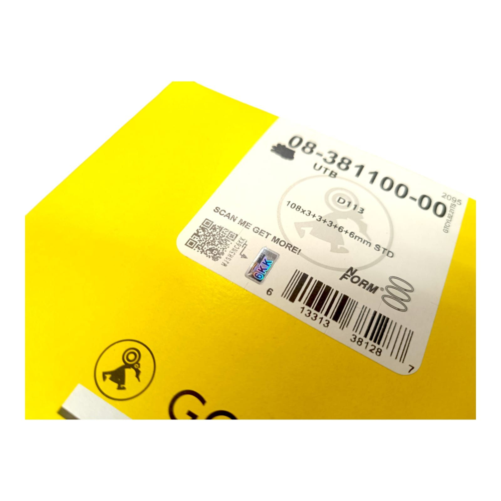 Segmenti motor standard U650 08-381100-00 GOETZE [3]