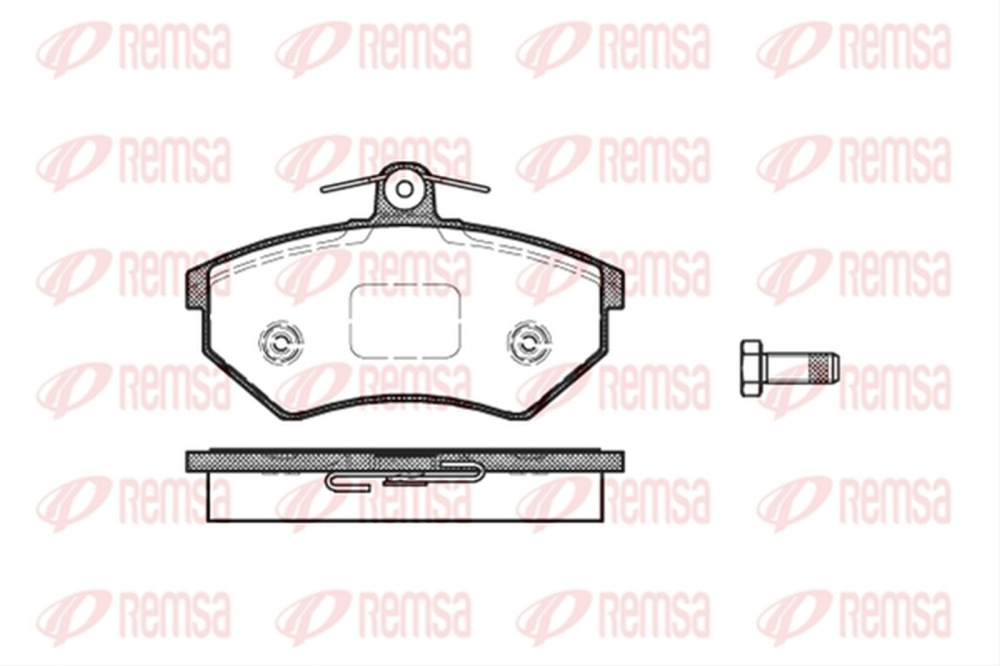 Set placute frana fata VW Golf III (1H1) 013440 [1]