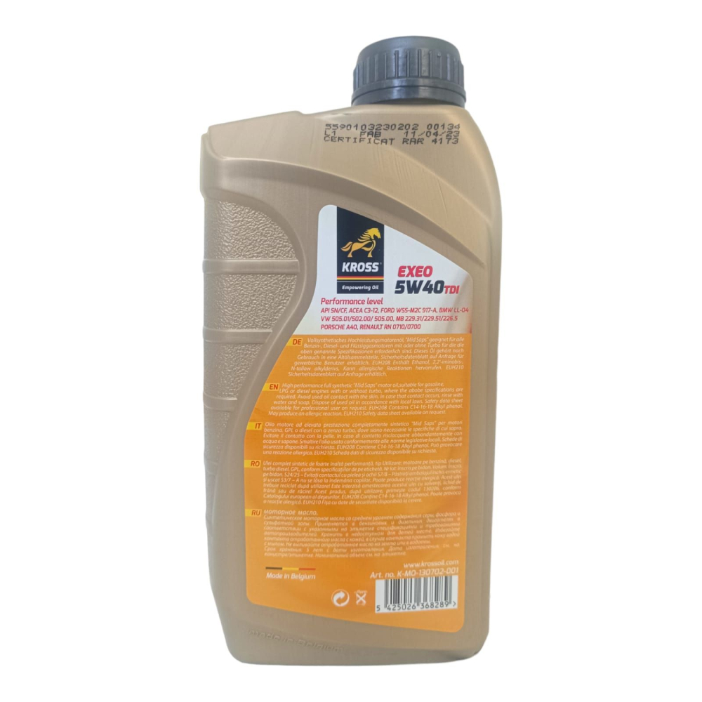 ULEI 5W40 1L TDI KROSS [2]