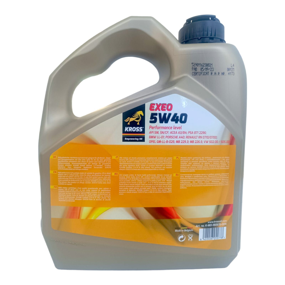 ULEI 5W40 4L KROSS [2]