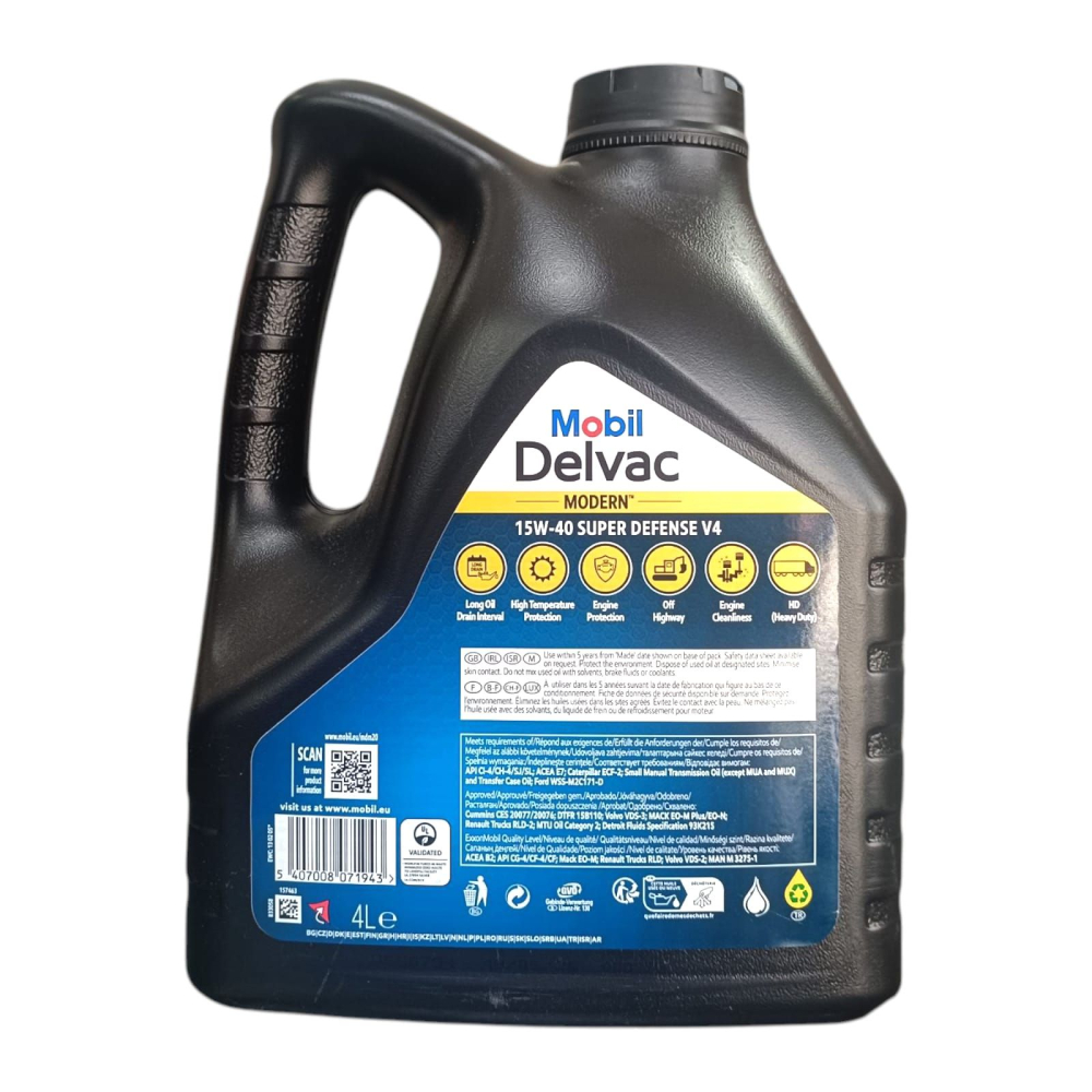 Ulei de motor 15W40 4L MX Super Defence V4 MOBIL [2]
