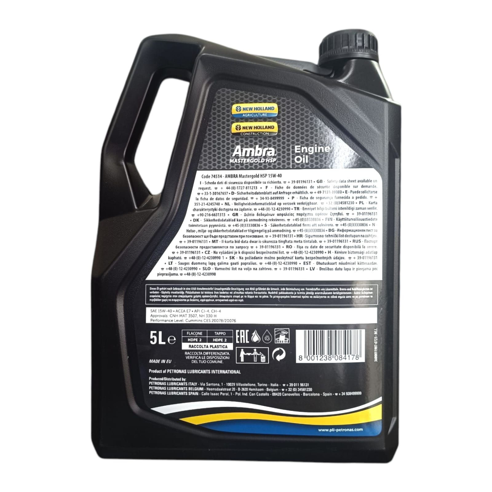 Ulei de motor 15W40 5L Mastergold HSP AMBRA [2]