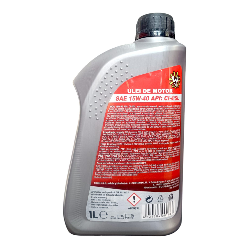 Ulei motor 15W40 1L WOIL [2]
