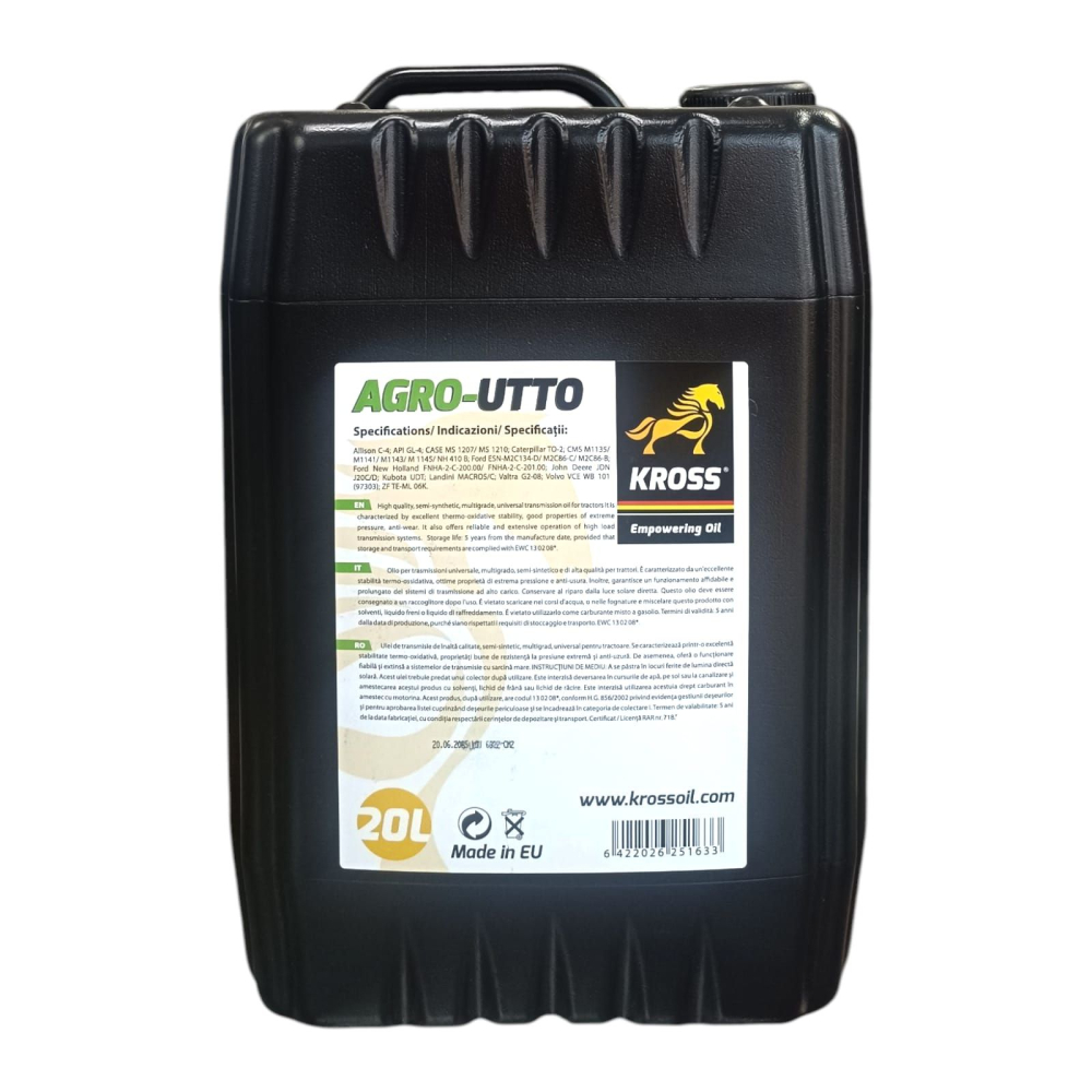 Ulei transmisie 10W30 20L UTTO Kross [2]