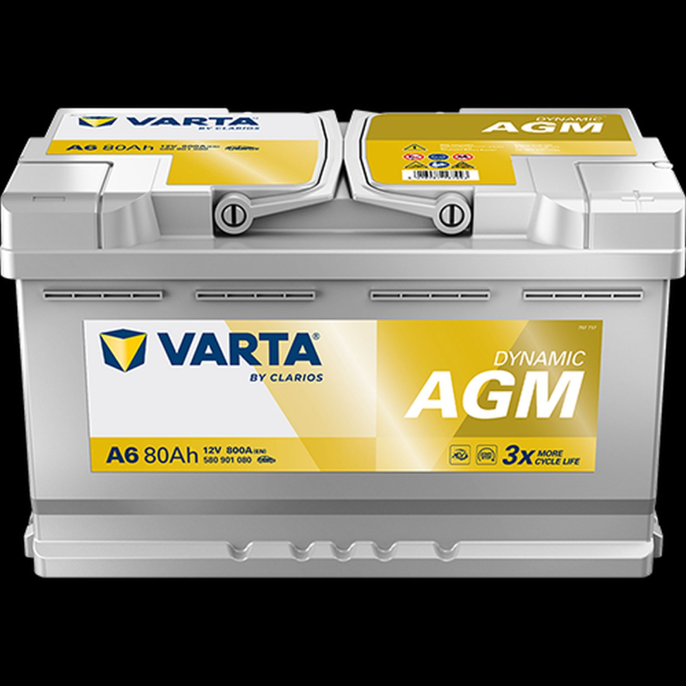 VARTA Dynamic AGM A6 80Ah 800A Start-Stop [2]