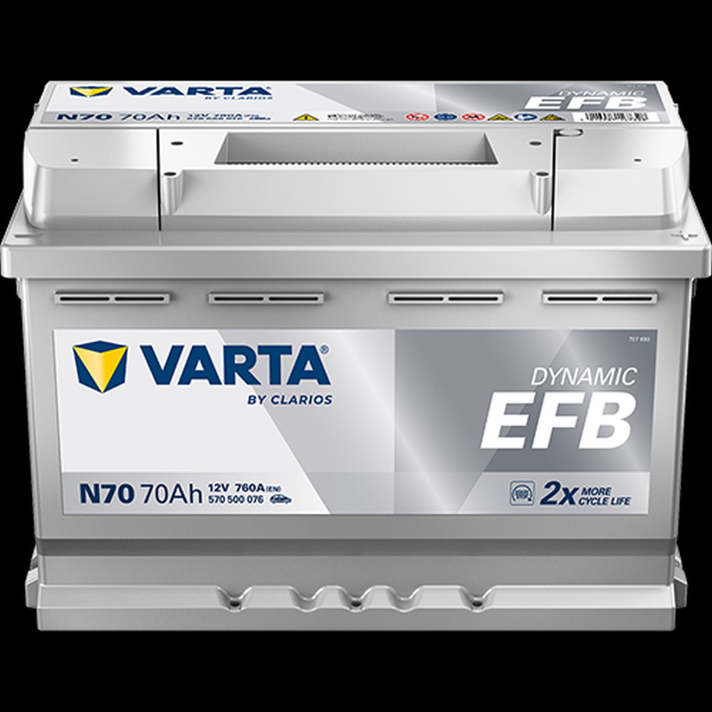 VARTA Dynamic EFB N70 70Ah 760A Start-Stop [3]