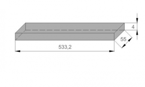 Franare - BANDA FRANA LATA 55 U650 FERMIT