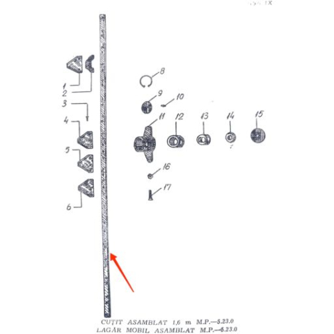 Bara suport cutit Carpatina [1]