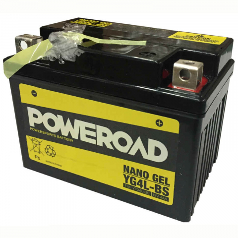 Acumulatori moto/ATV - Baterie moto 4 Ah POWEROAD Yucell
