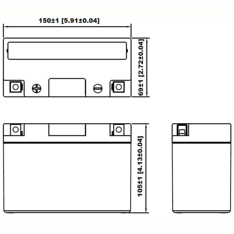 Baterie moto 8 Ah POWEROAD Yucell [2]