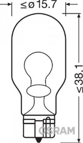 BEC 12V W16W S.STICLA OSRAM [1]