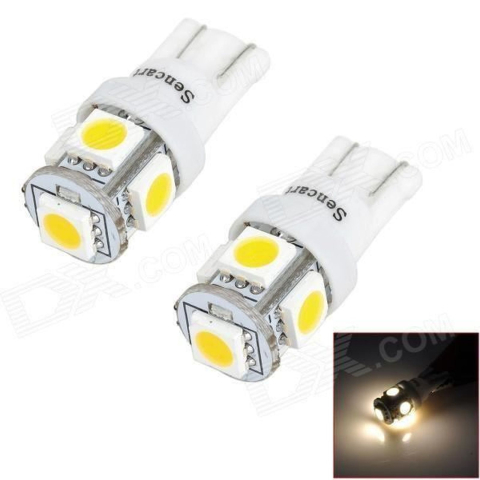 Semnalizari pozitii si stopuri - BEC POZ 24V5W T10 5LED F SOCLU