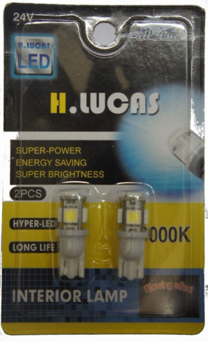 BEC POZ 24V5W T10 5LED F SOCLU [1]