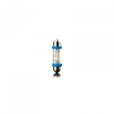 Bec feston/soffitte - BEC SOFIT 12V 6LED 36MM ALBASTRU