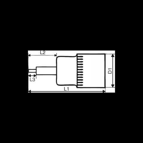 Bit cu gaura TX25-32 KB FOERCH [1]
