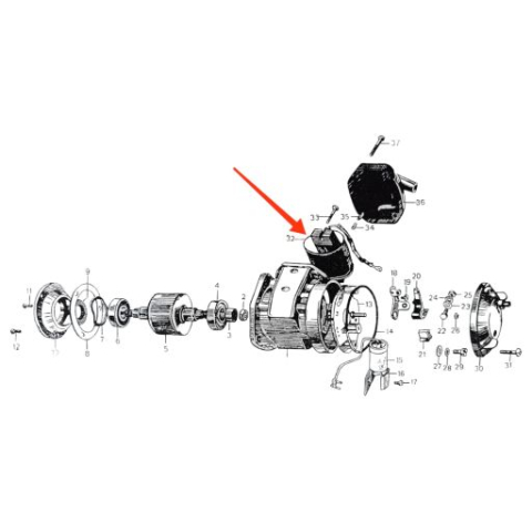 Bobina 6V Carpatina [3]