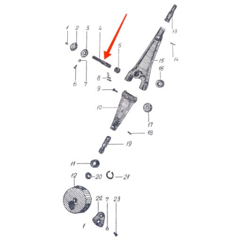 Piese Carpatina - Bolt 4 sistem antrenare Carpatina