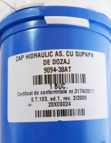 Cap hidraulic pompa injectie CAV tractor U445 MEFIN [0]