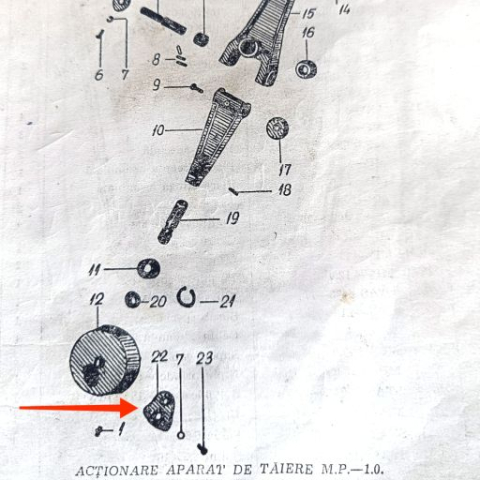 Capac sistem antrenare Carpatina [2]