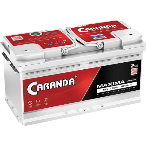 Acumulatori Auto - Caranda Maxima 100Ah 870A