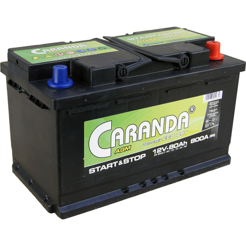 Electrice - Caranda Start-Stop AGM 80Ah 800A