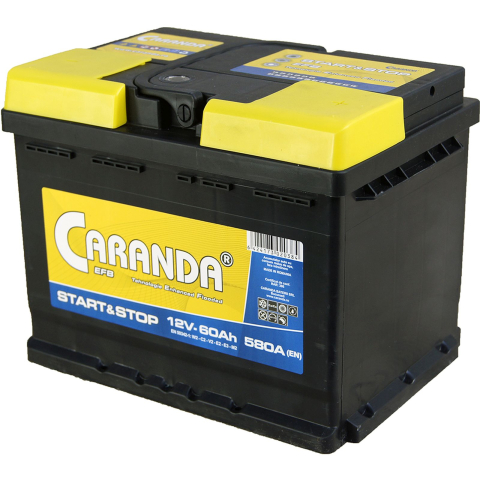 Caranda Start-Stop EFB 60Ah 580A [2]