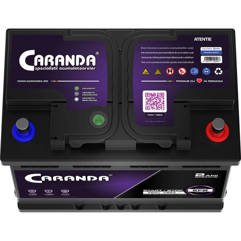 Caranda Start-Stop EFB 70Ah 760A [2]