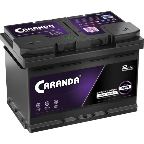 Electrice - Caranda Start-Stop EFB 70Ah 760A