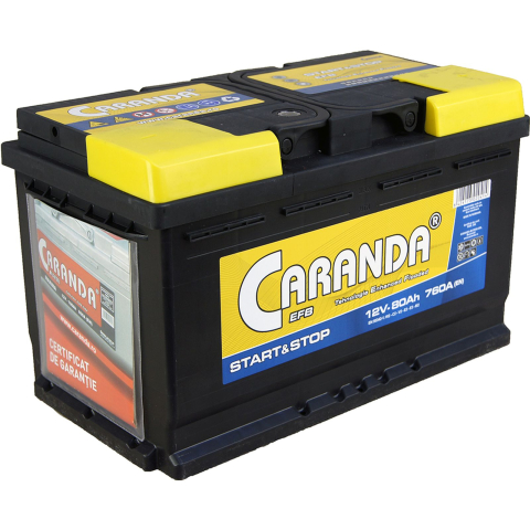 Acumulatori Auto - Caranda Start-Stop EFB 80Ah 800A