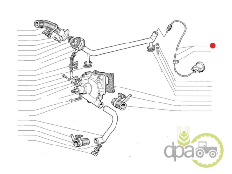 Ceas apa + conducta FIAT 411-415 [2]